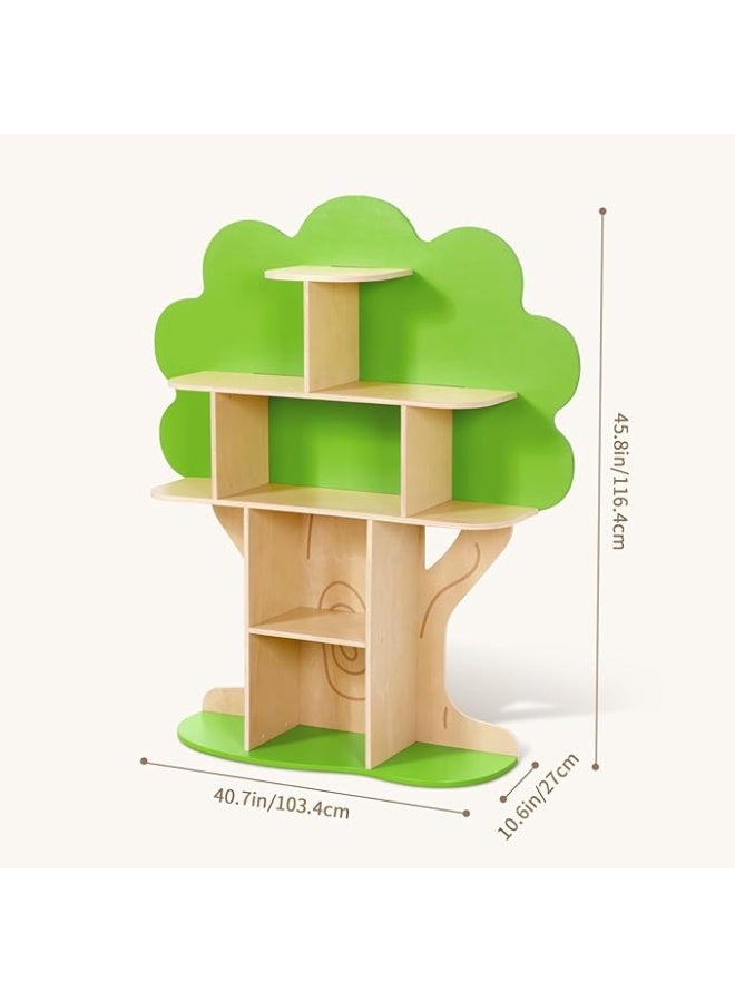 توكي توي رف كتب على شكل شجرة للأطفال – رف مونتيسوري للصف الدراسي، غرفة الأطفال، غرفة اللعب، والحضانةTOOKY TOY - Image 4